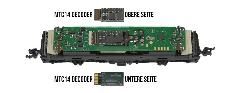 Lok mit MTC14 Schnittstelle