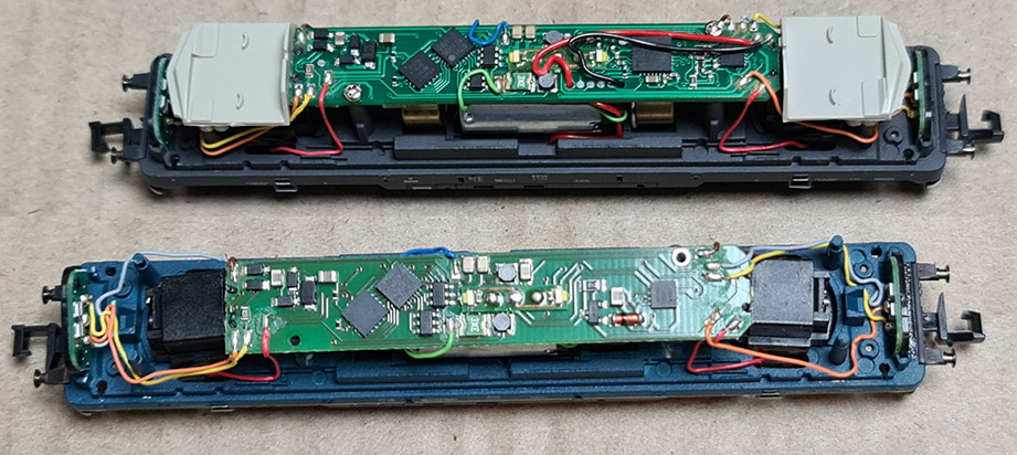 Lok mit eingebauten Digital Decoder mit-/ohne Sound